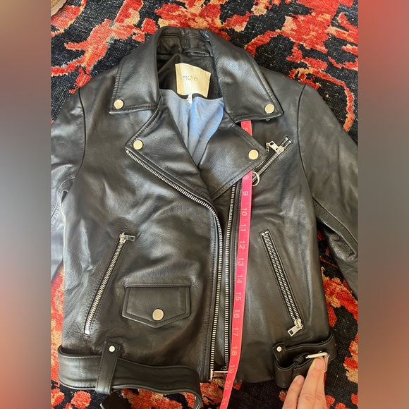 Maje Leather Biker Jacket - Picture 9 of 11